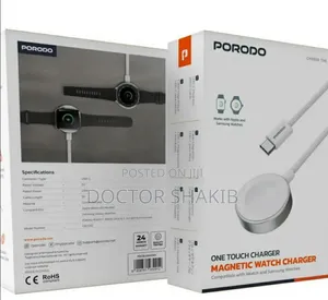 Brand New Porodo Universal One Touch Magnetic Watch Charger