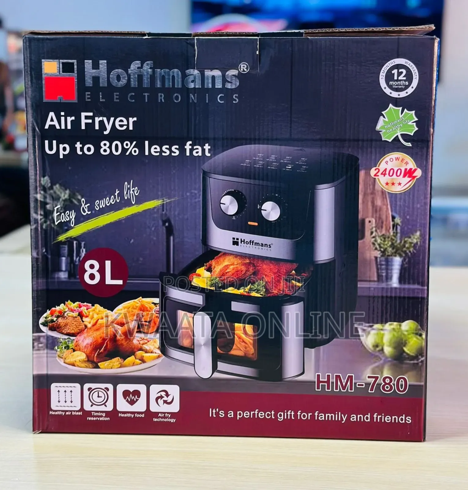 8l Hoffmans Digital Electric Airfryer Hm780a