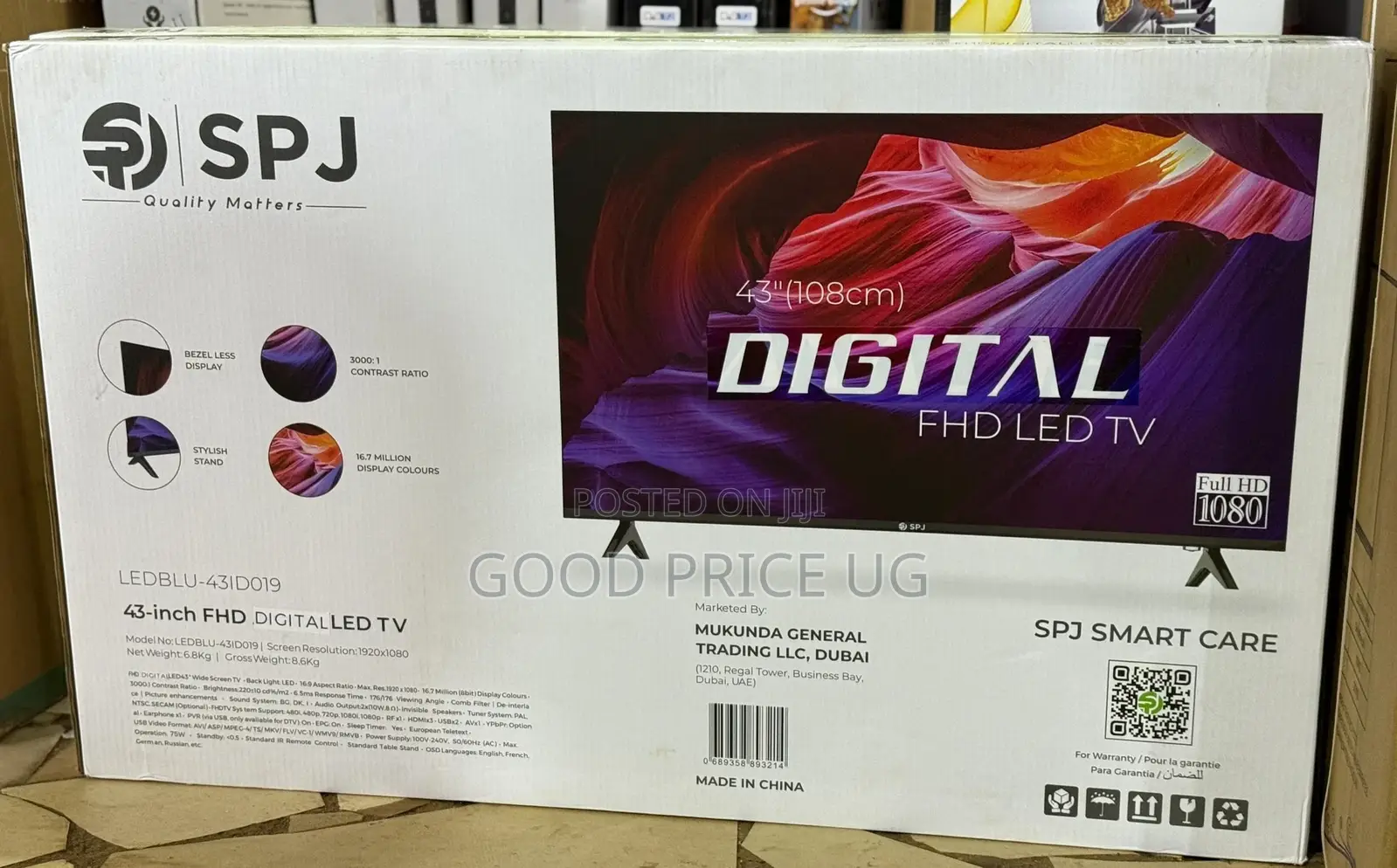 SPJ 43 Digital Tv Frameless