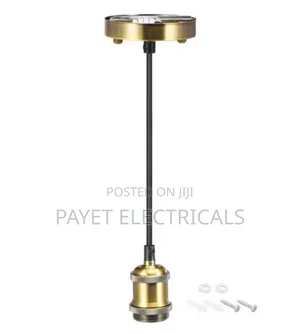 E-27 Screw Lamp Holder Gold