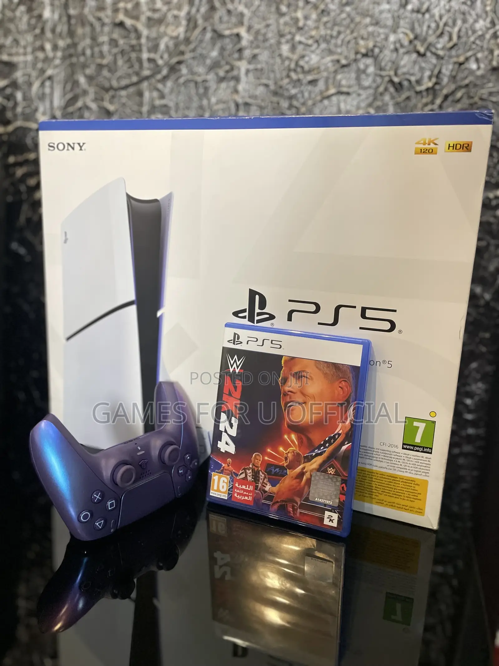 Ps5 Slim Disc New N Wwe 2k24