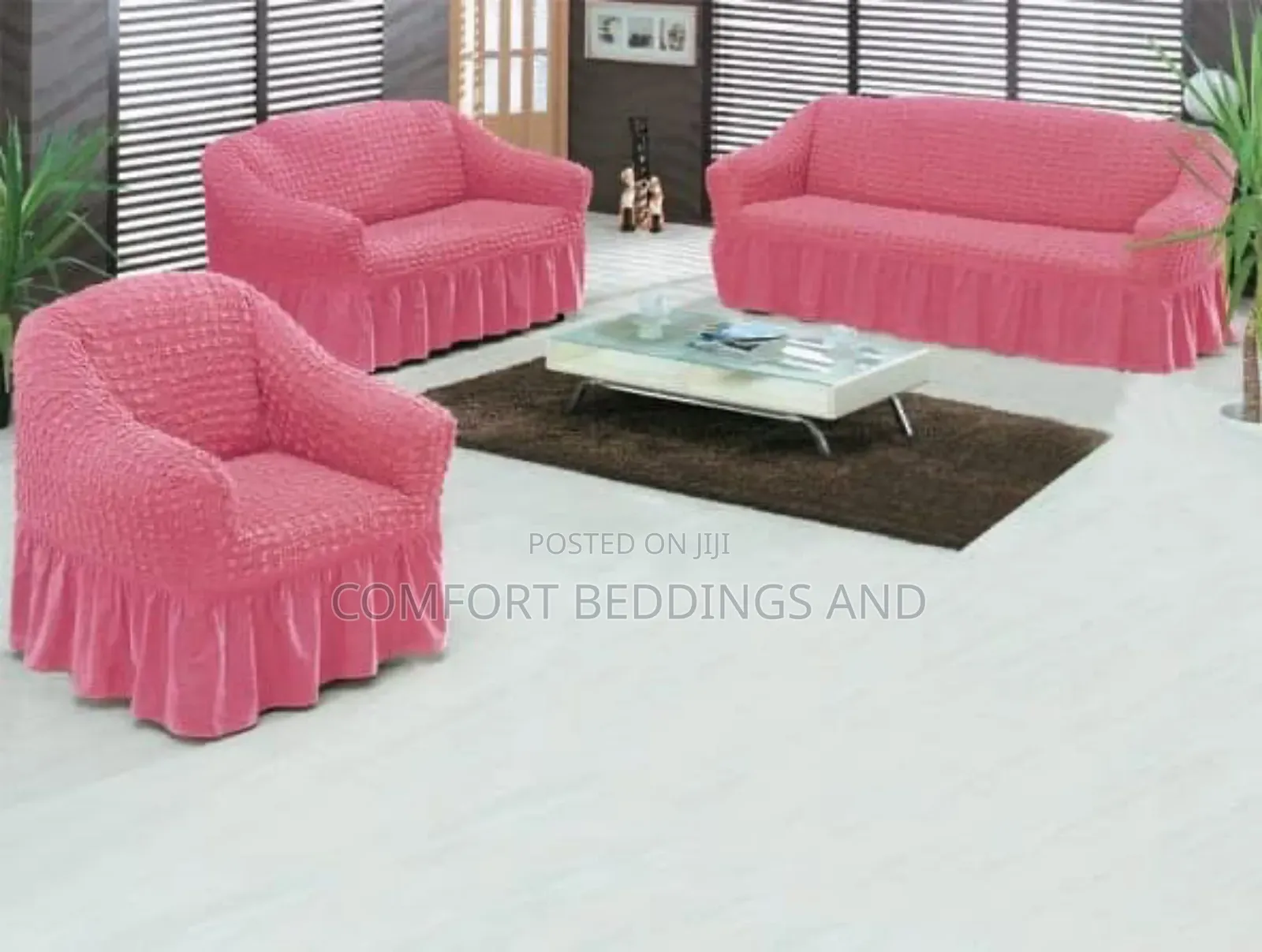 Sofa Chair Covers3:2:1 Light Pink