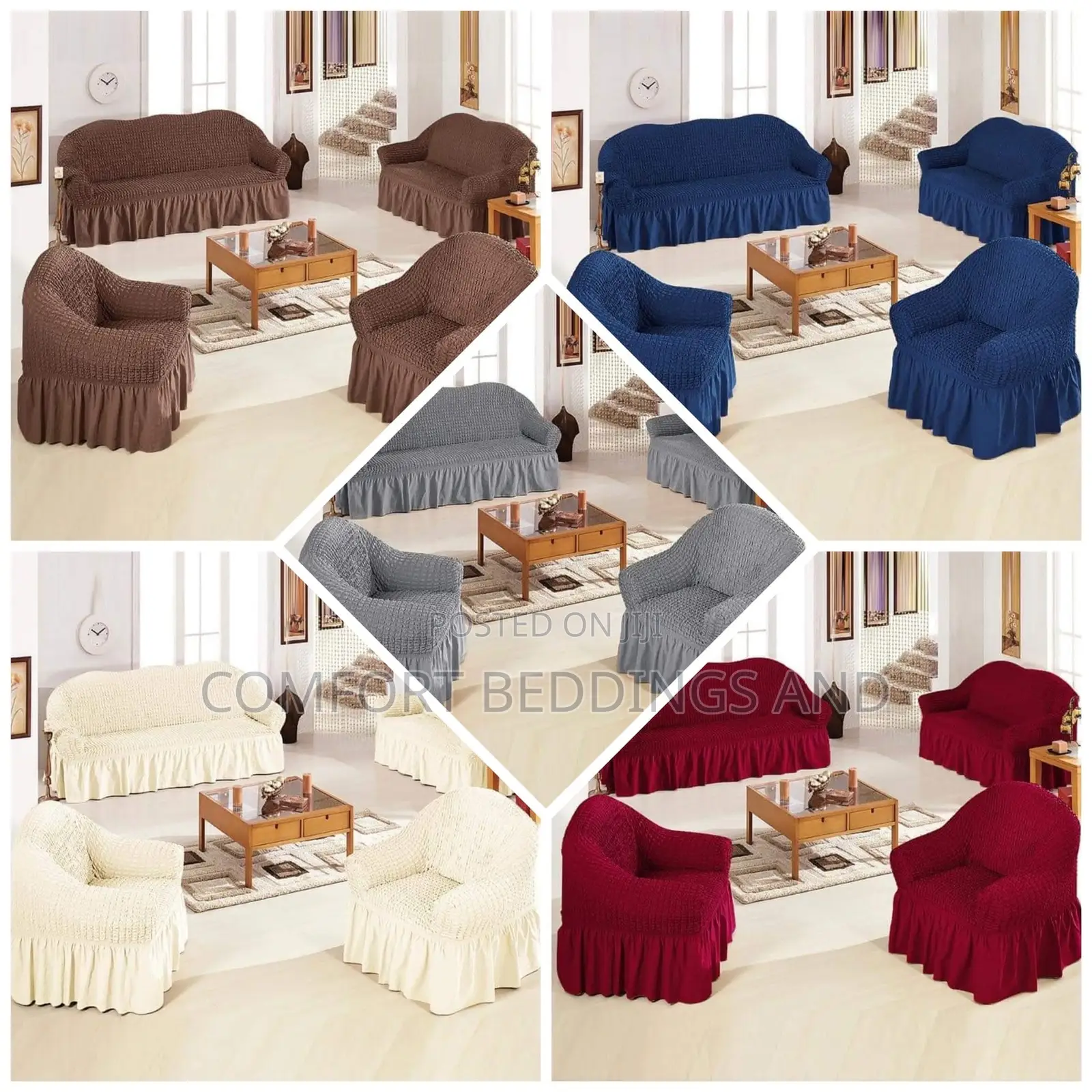 Sofa Chair Covers 7 Seaters 3:2:1:1