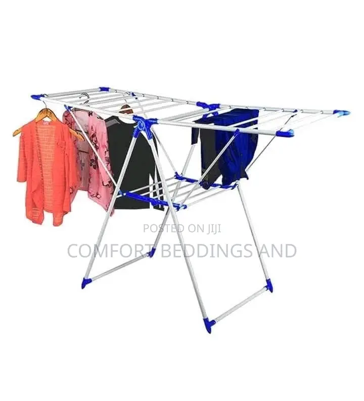 Multi Functional Clothes Drying Rack Blue