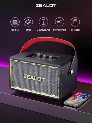 Zealot Mt01 Portable Wireless Bluetooth Speaker With Hand Settings
