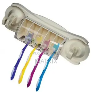 Toothbrush Holder and Towels Hunger -Multicolor