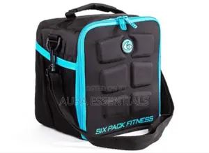 Six Pack Fitness Blue / Black Lunch Bag