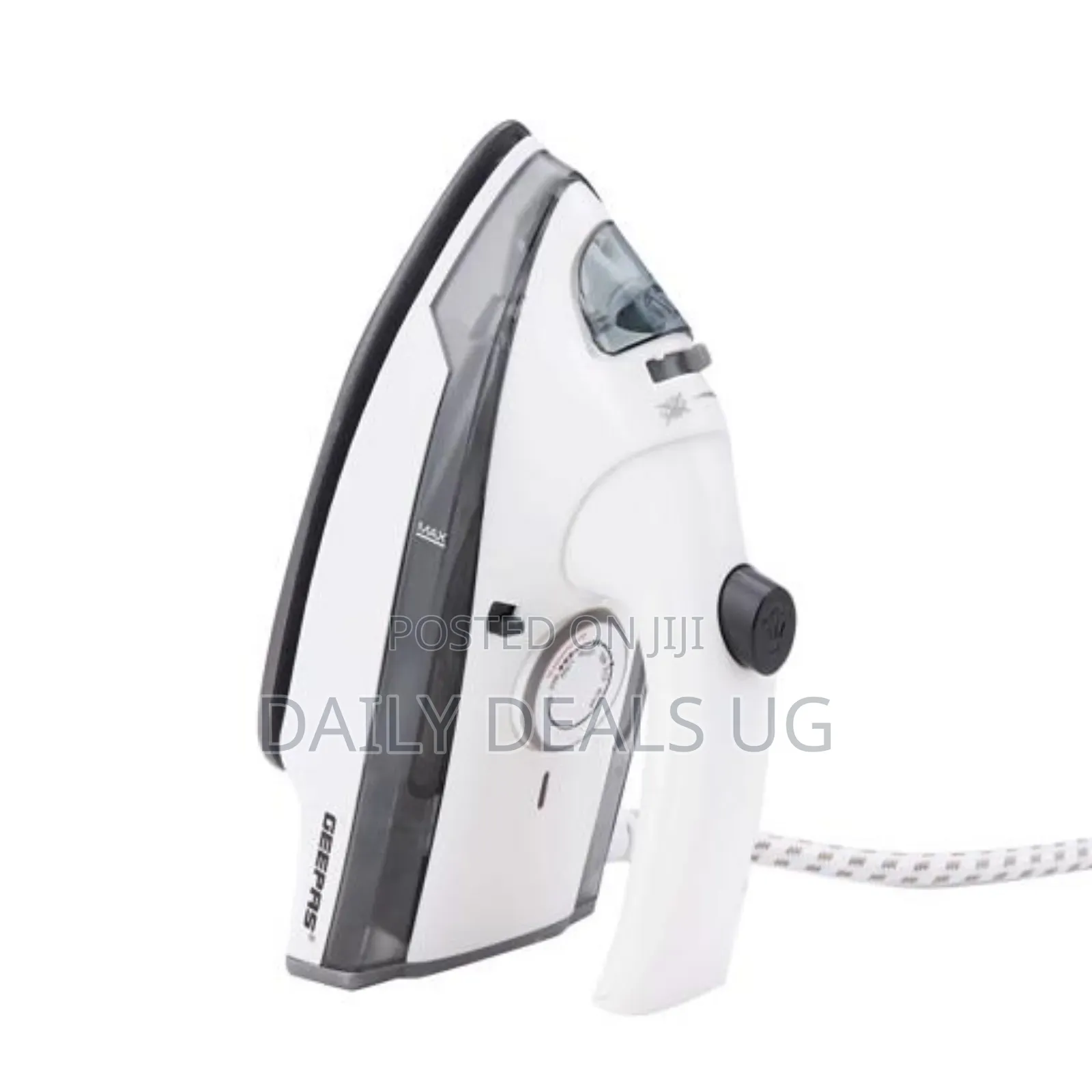 Geepas Gsi7806 800w Dry Iron With Foldable Handle