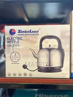 Simbaland 5l Cordless Steel Electric Kettle - Silver