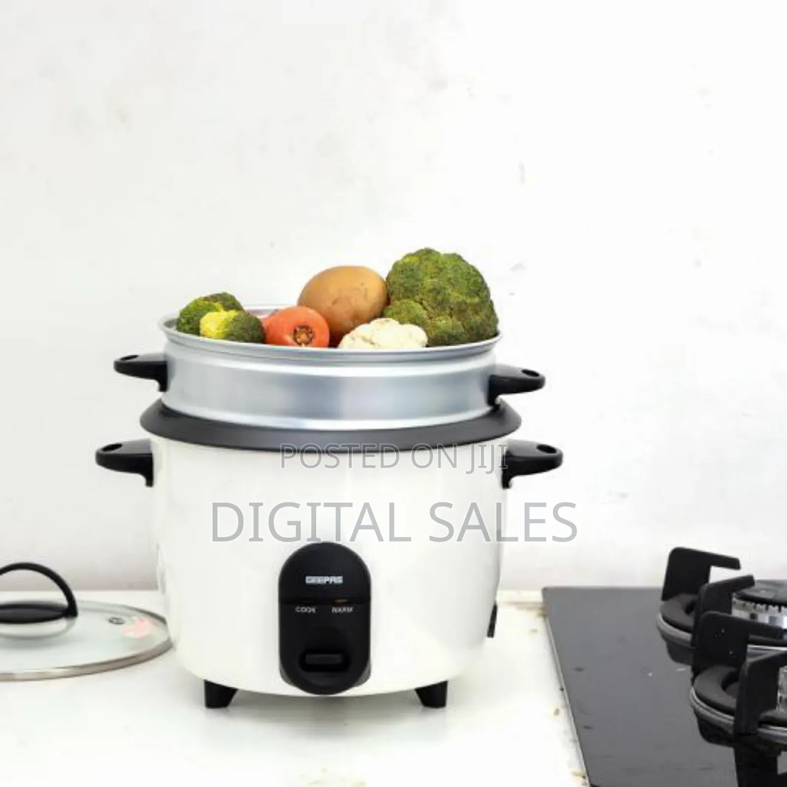 1.5 Litres Geepas Steamer Rice Cooker.