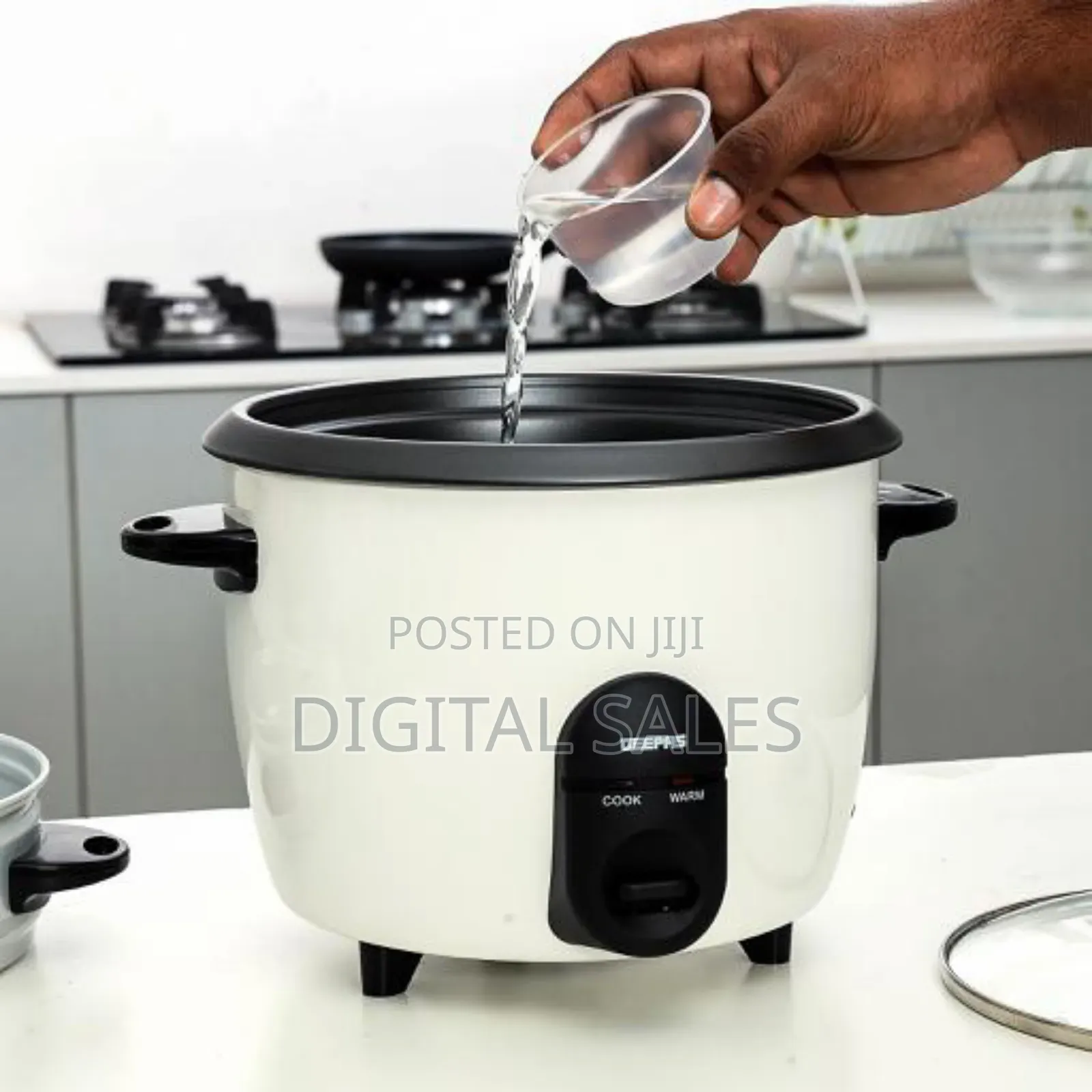 1.5 Litres Geepas Steamer Rice Cooker.