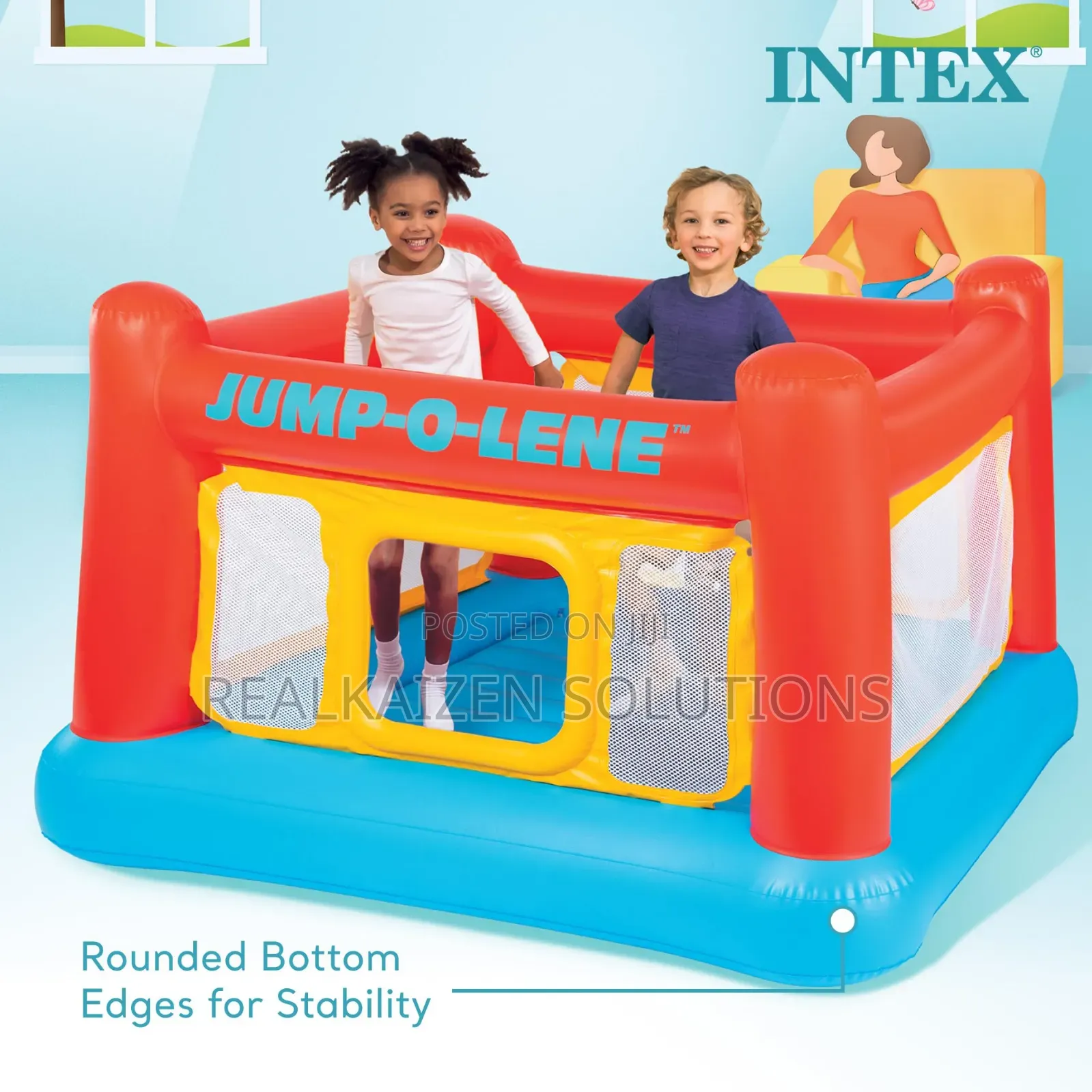 Intex Jump-O-Lene Inflatable Play House Jumping Castle