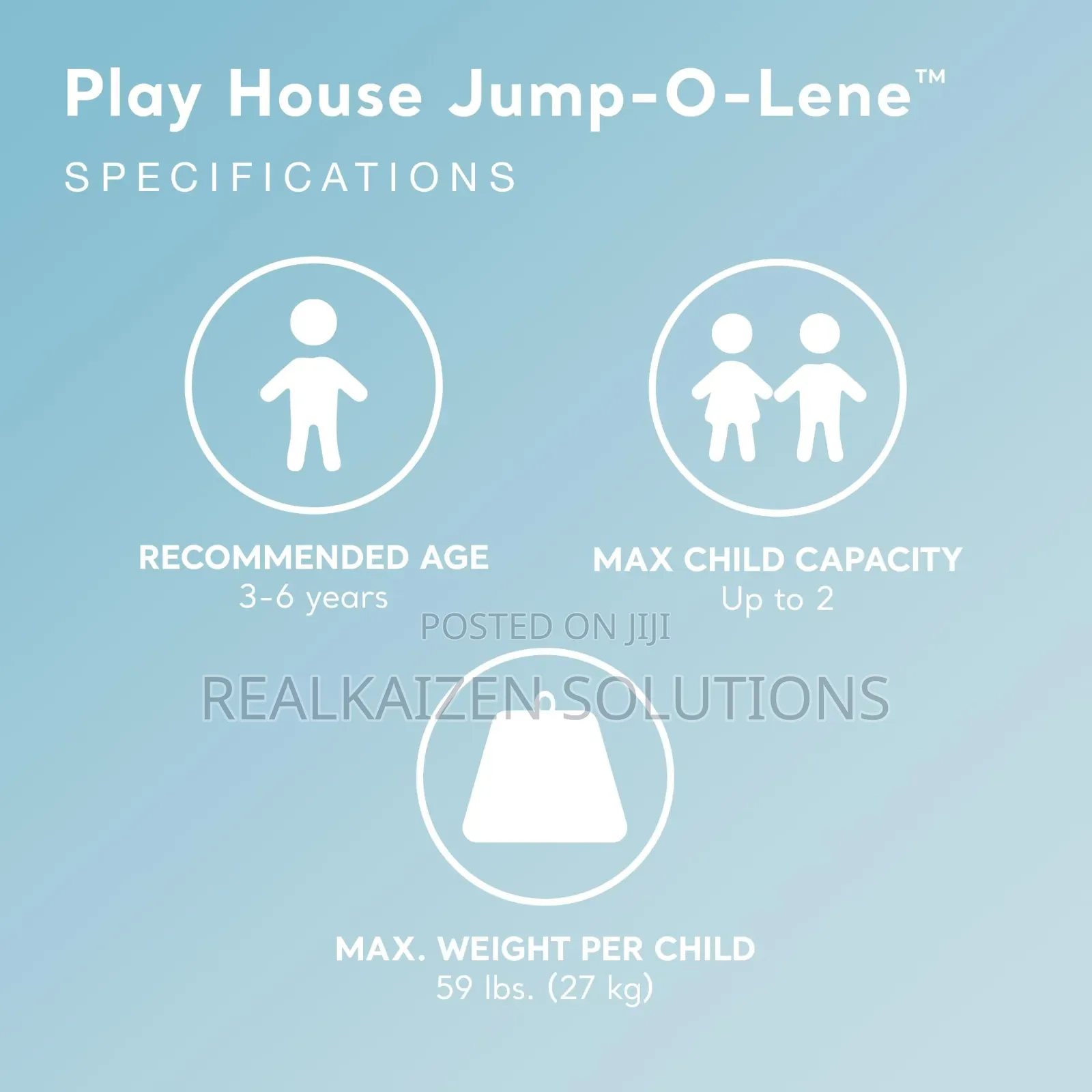 Intex Jump-O-Lene Inflatable Play House Jumping Castle