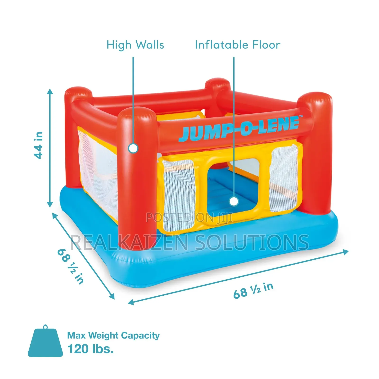 Intex Jump-O-Lene Inflatable Play House Jumping Castle