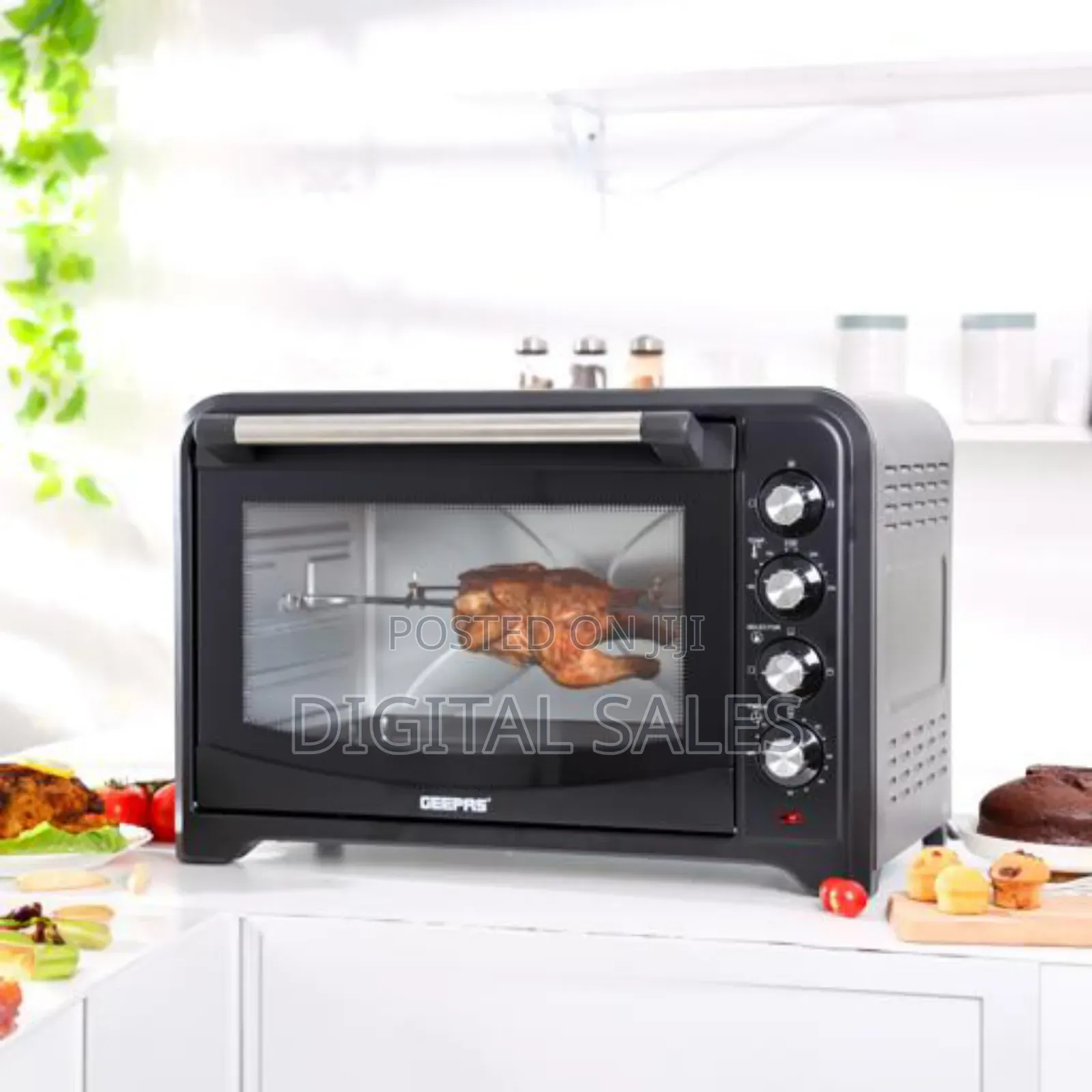Digital Electric Geepas Go4401n 60l Electric Oven