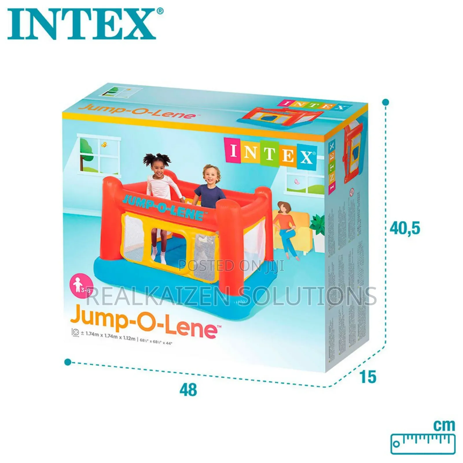 Intex Jump-O-Lene Inflatable Play House Jumping Castle