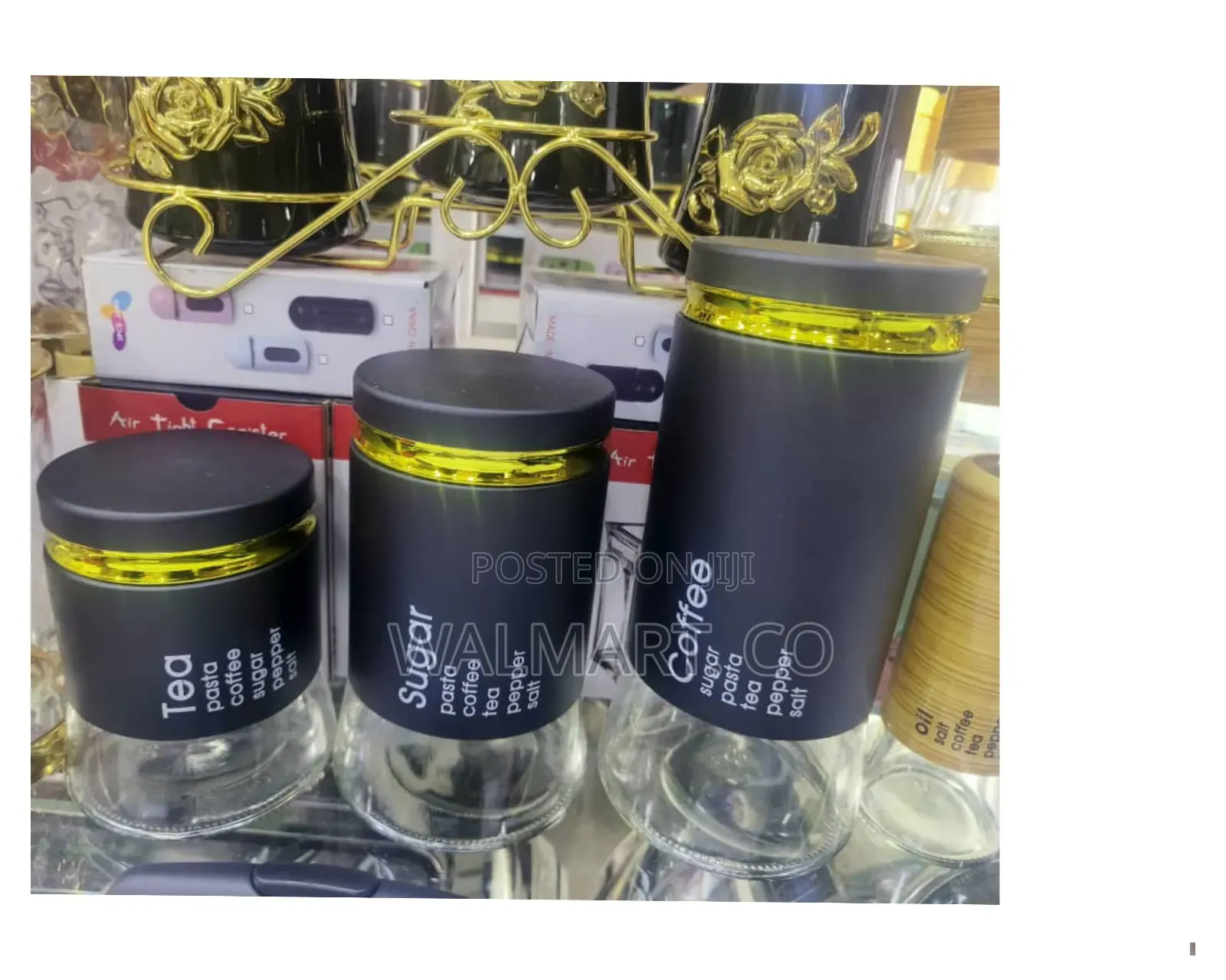 Canister Set Glass