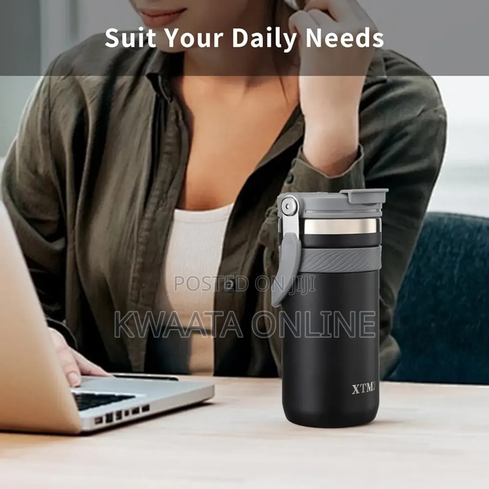 480ml Portable Stainless Steel Insulated Cup Tea, Drinks,