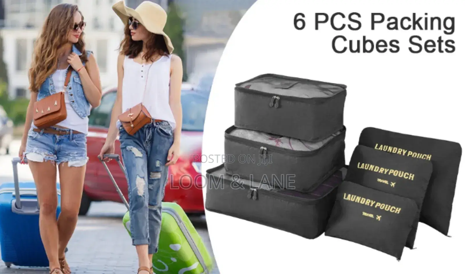Threaded Pear Travel Organizer Bags