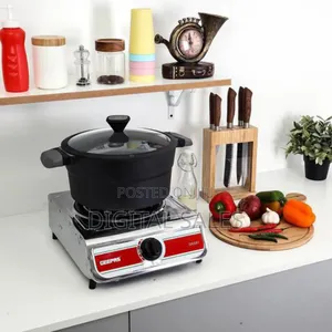 Electric Geepas Gk681 Stainless Steel Single Gas Burner