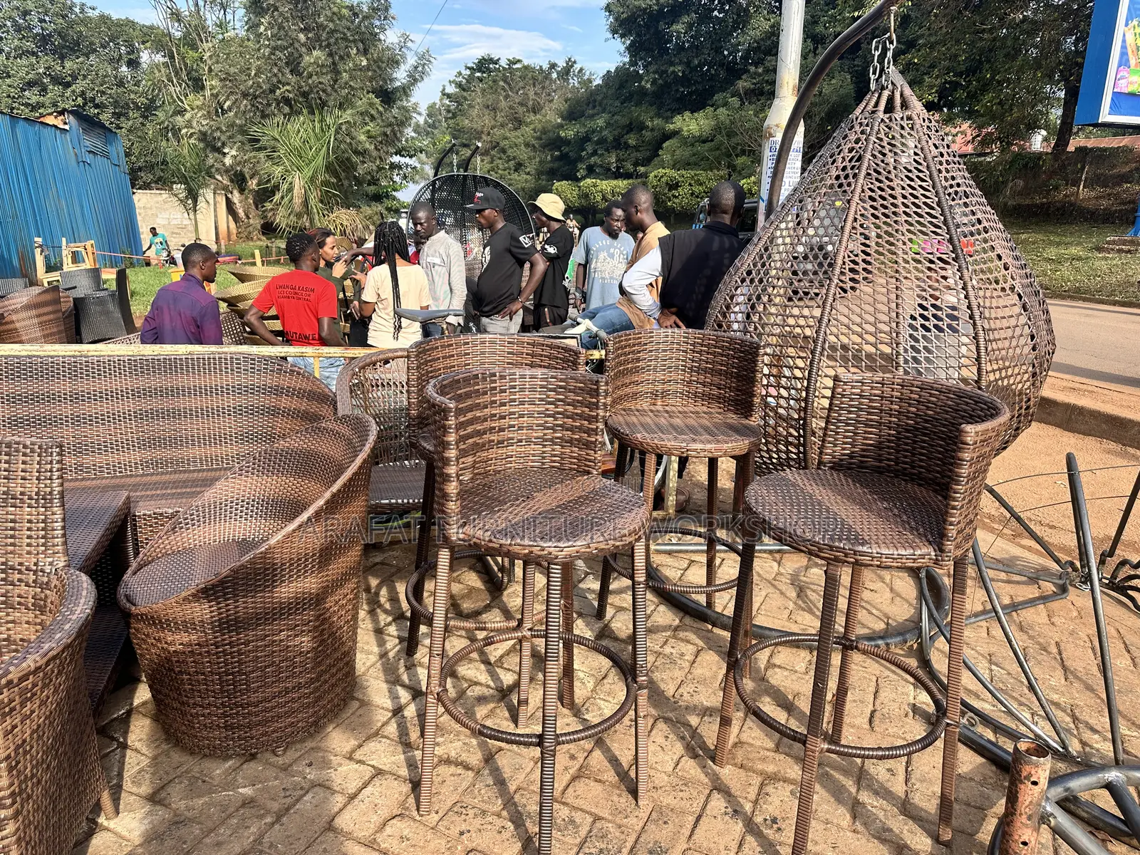 Rattan Counter Stool
