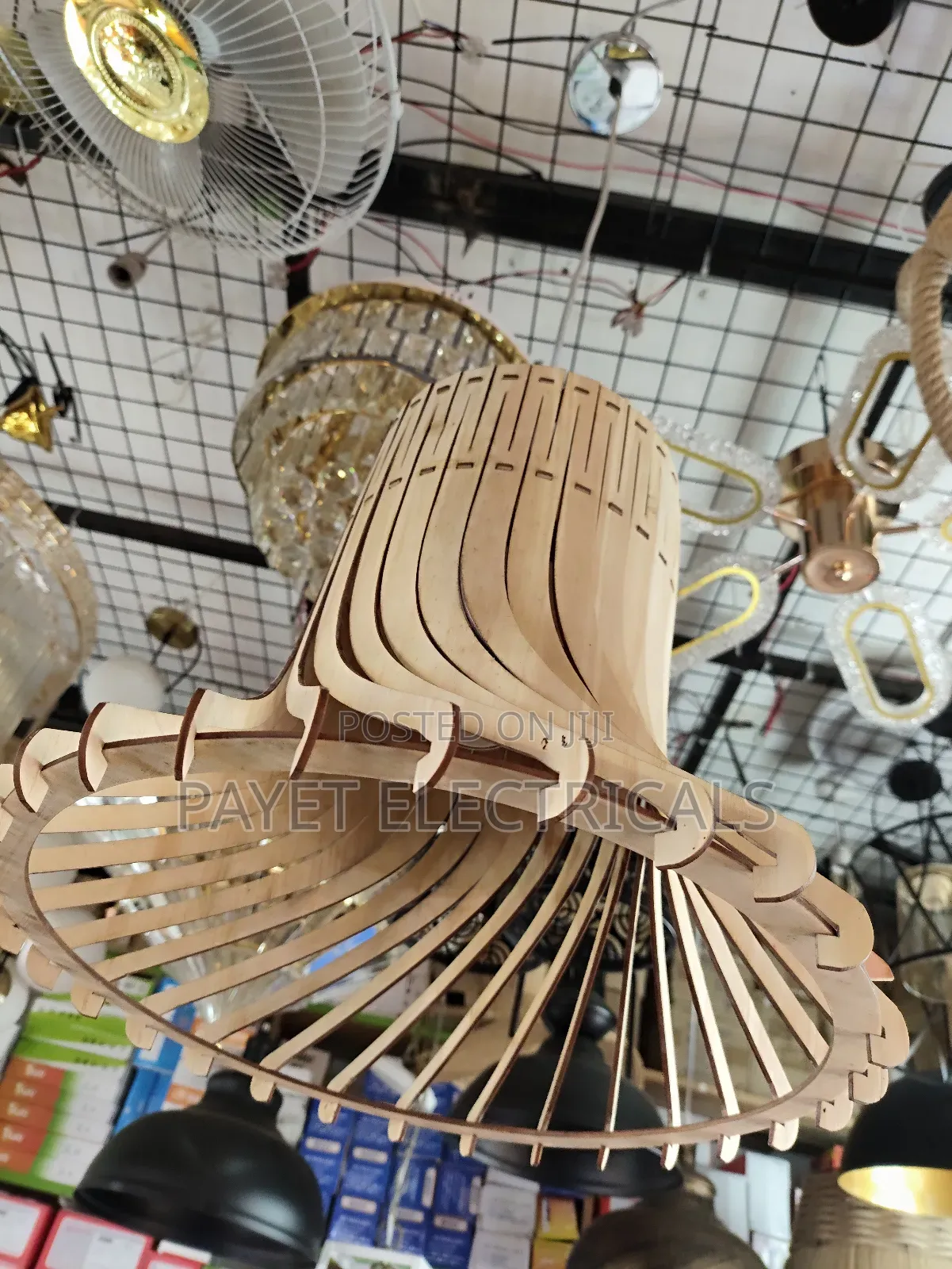 Wooden Craft Pendant Lamp Holder