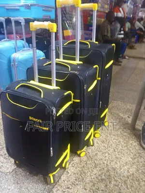 Original Cloth Suitcases. Fullset.( Black)