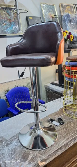 Leather Barstool Bar Stool on Promotion Brown