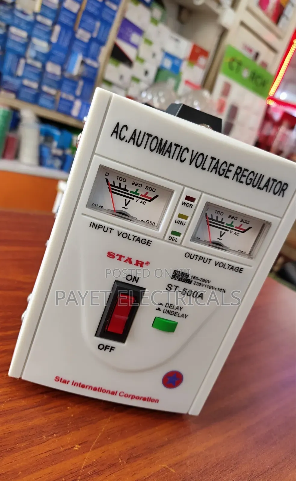Star Ac Automatic 500a High Voltage Regulator