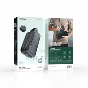 Green Lion Liora Fingerprint Bag With Leather Strip Led Indicator