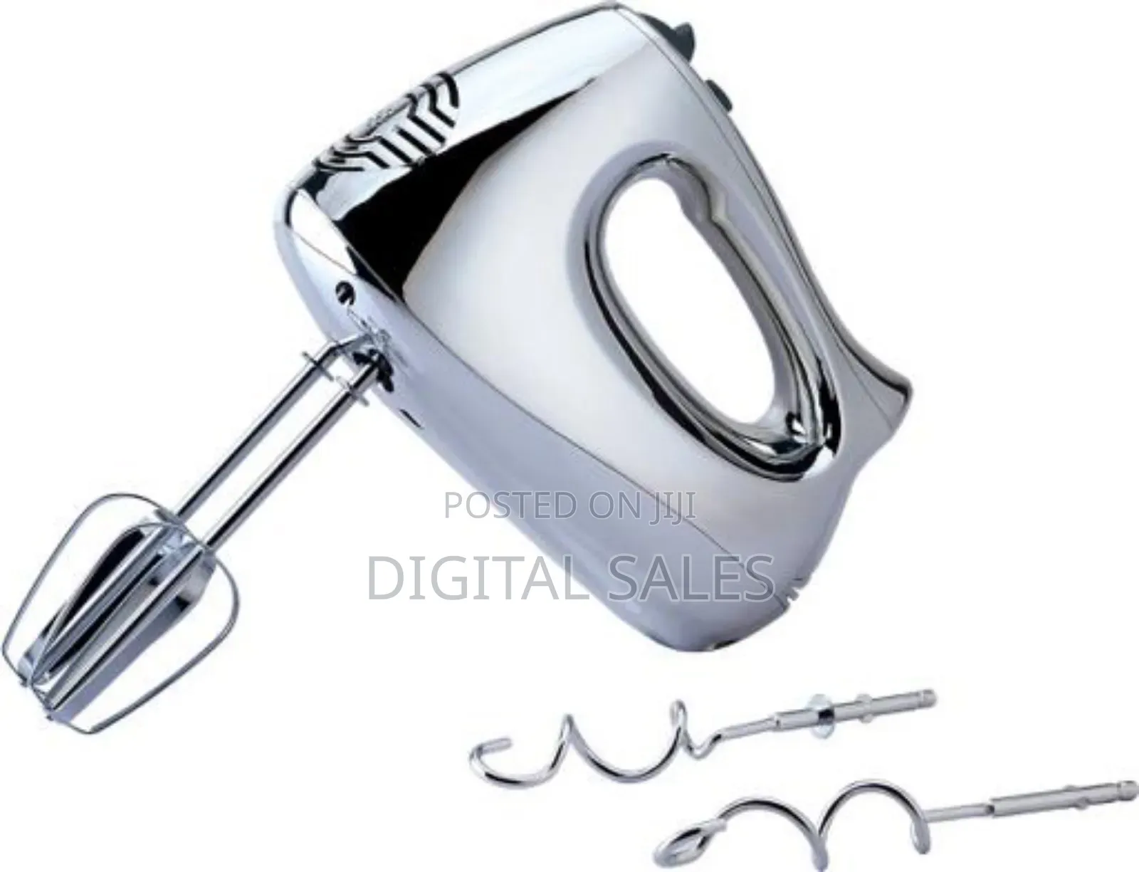 Geepas Hand Mixer, Chrome, Ghm6127