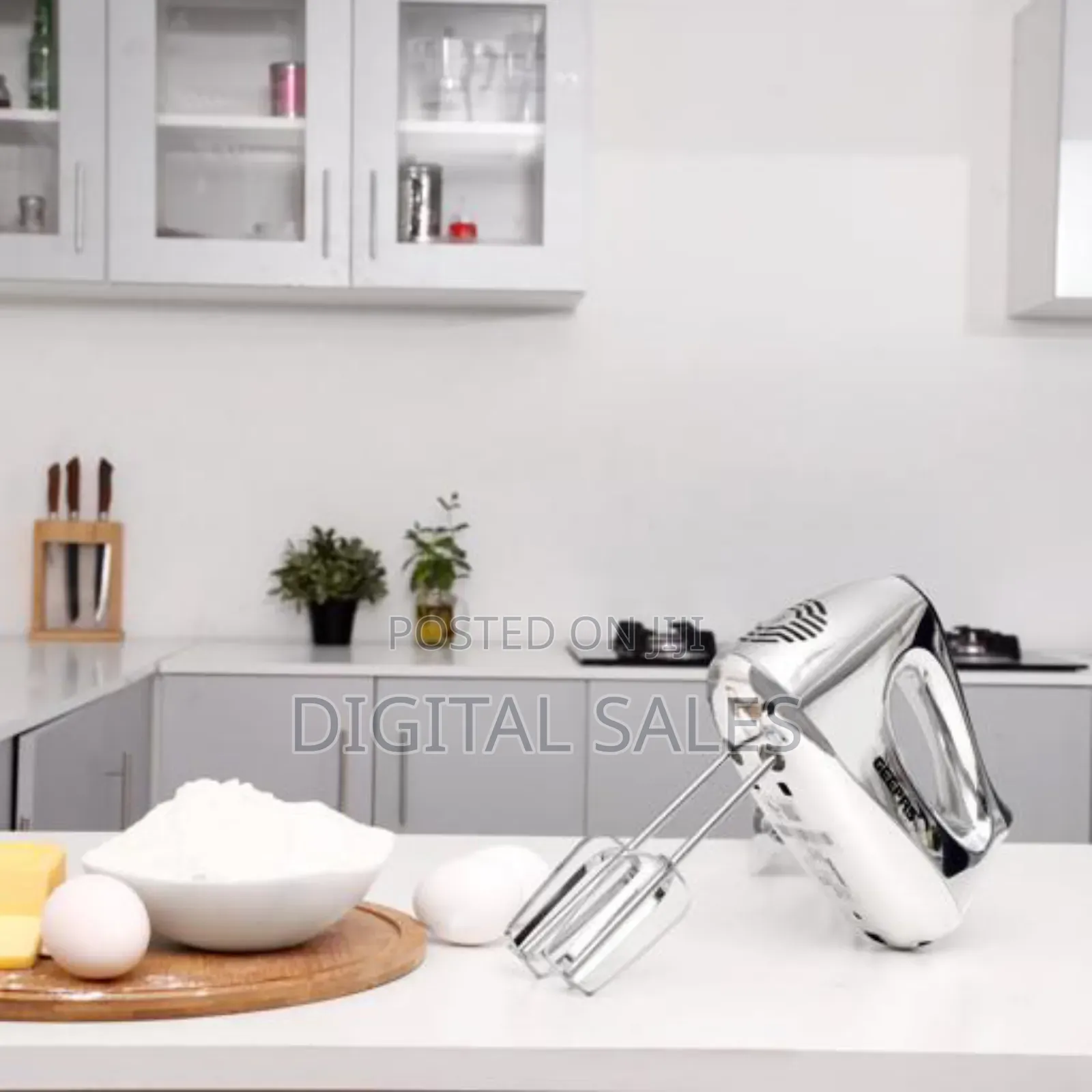 Geepas Hand Mixer, Chrome, Ghm6127