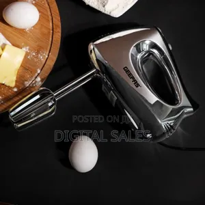 Geepas Hand Mixer, Chrome, Ghm6127