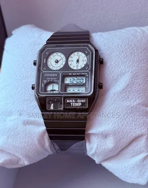 Unisex Citizen Black Color Digital Analog Wrist Time Piece