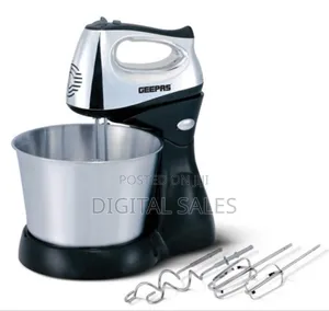Geepas Stand Mixer GHM 5461 2.5l/Stainleds Steel/200w/5 SPD