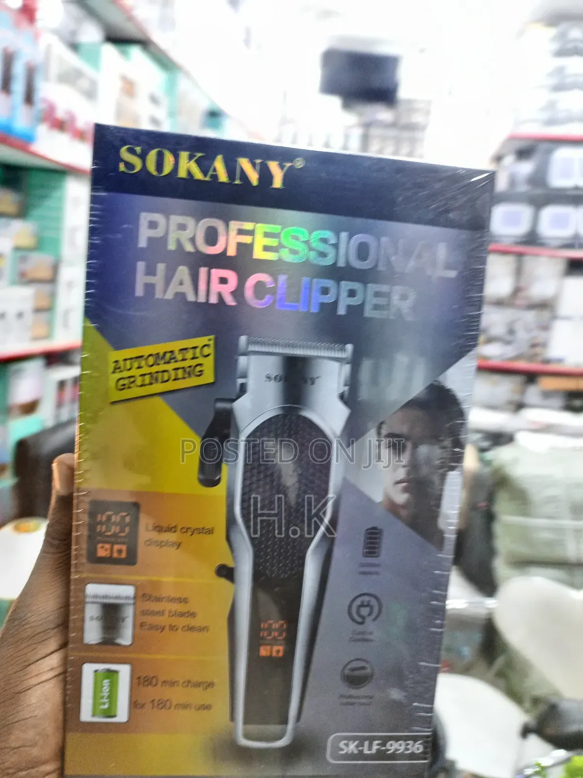 Sokany Professional Hair Clipper, Model Sk-Lf-9936.