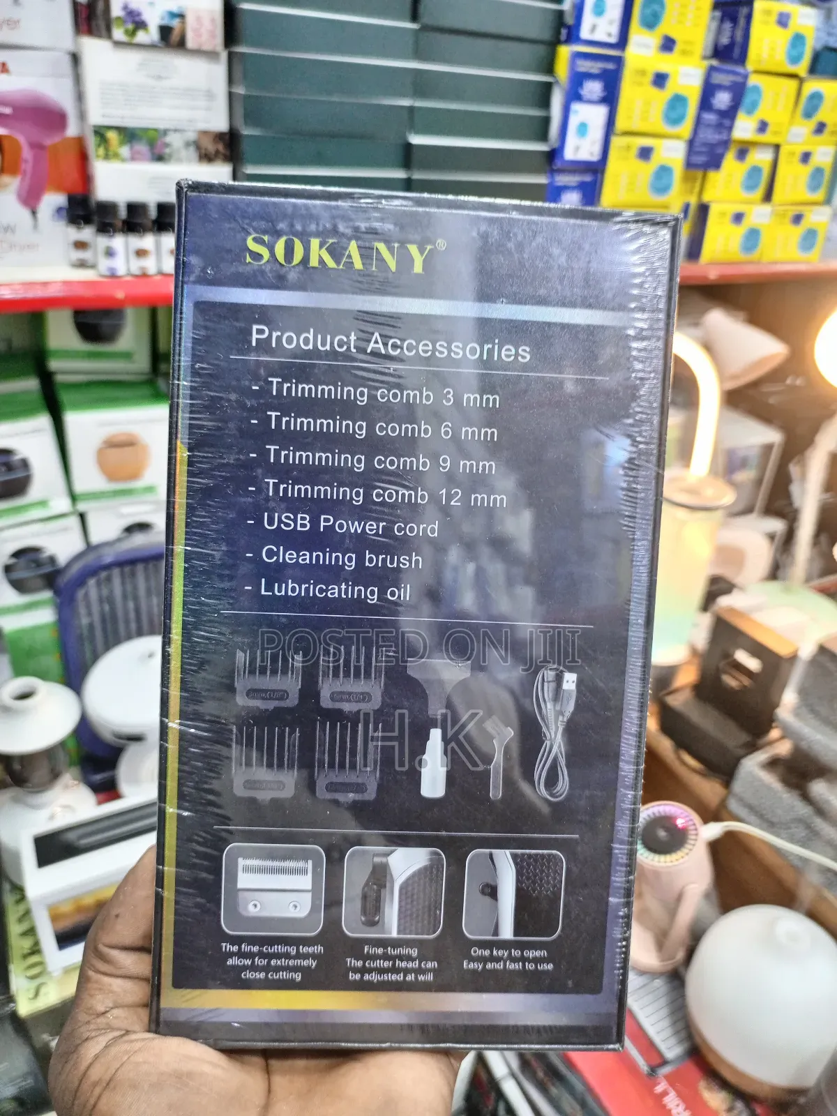 Sokany Professional Hair Clipper, Model Sk-Lf-9936.