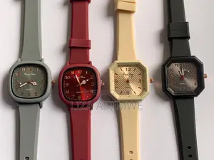 Small Square Rubber Watch