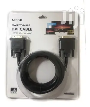 Japan 2K Resolution Male To Male DVI Cable