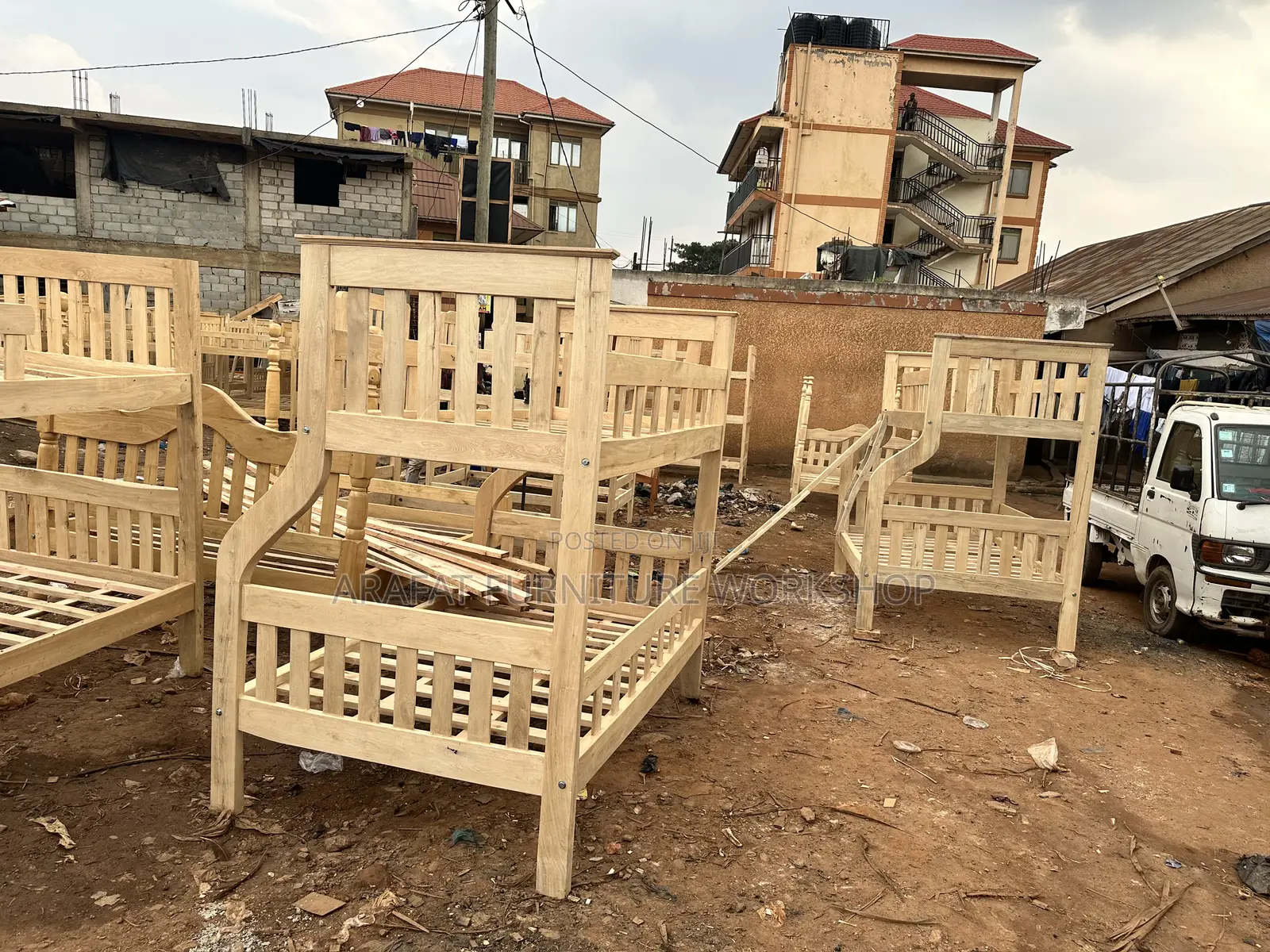 Solid Decker Bed Hardwood