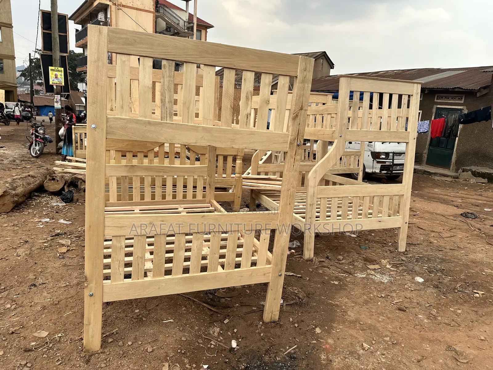 Solid Decker Bed Hardwood