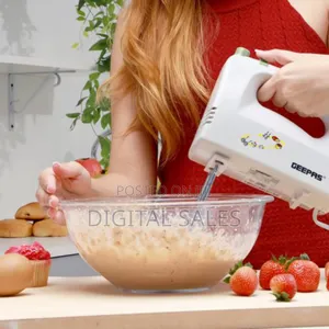 Electric Geepas Hand Mixer 200w, Ghm2001 – White