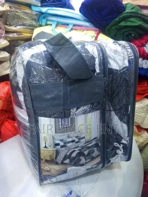 Pure Cotton Noble Duvet Set. 10pcs.( Black)