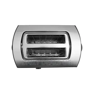 Geepas 900w 2 Slice Bread Toaster Stainless Steel