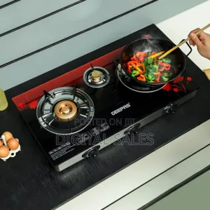 Geepas Ggc31012 3-Burner Gas Cooker Size 70mm, 40mm 90mm