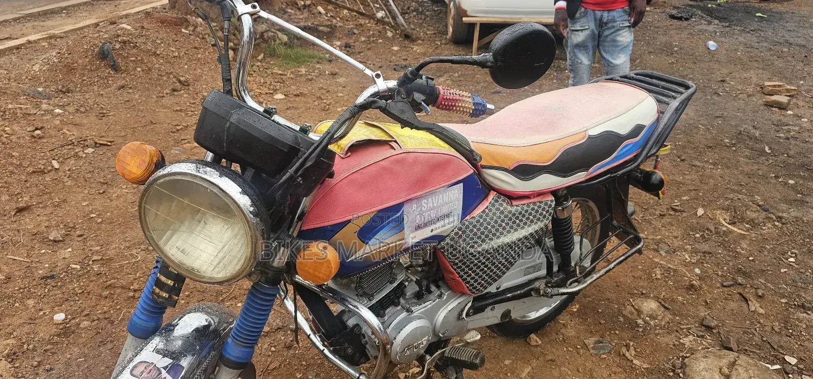 TVS XL 100 2017 Blue