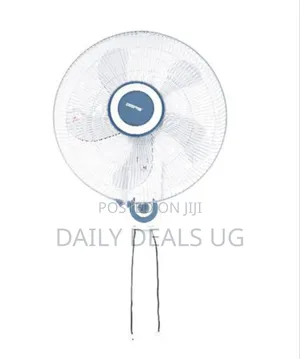 Geepas Gf9483 Wall Fan -3 Speed Settings With 2 Pull String Cords