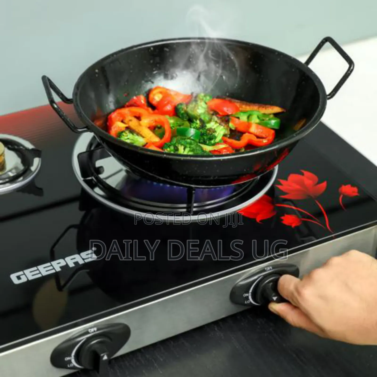 Geepas Ggc31012 3-Burner Gas Cooker