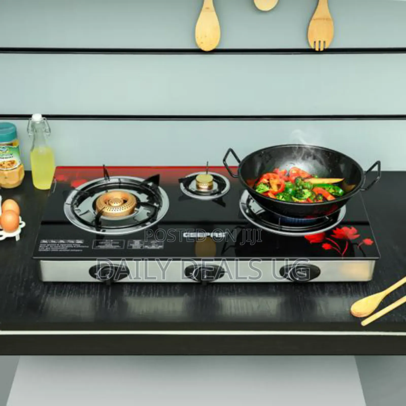 Geepas Ggc31012 3-Burner Gas Cooker