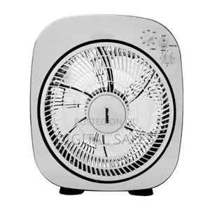 Electric Geepas Box Fan | White